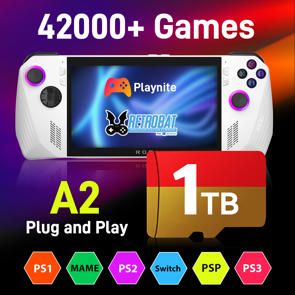 Retro Gaming Mini Pc - 1TB Game Card with 42000+ Retro/AAA
