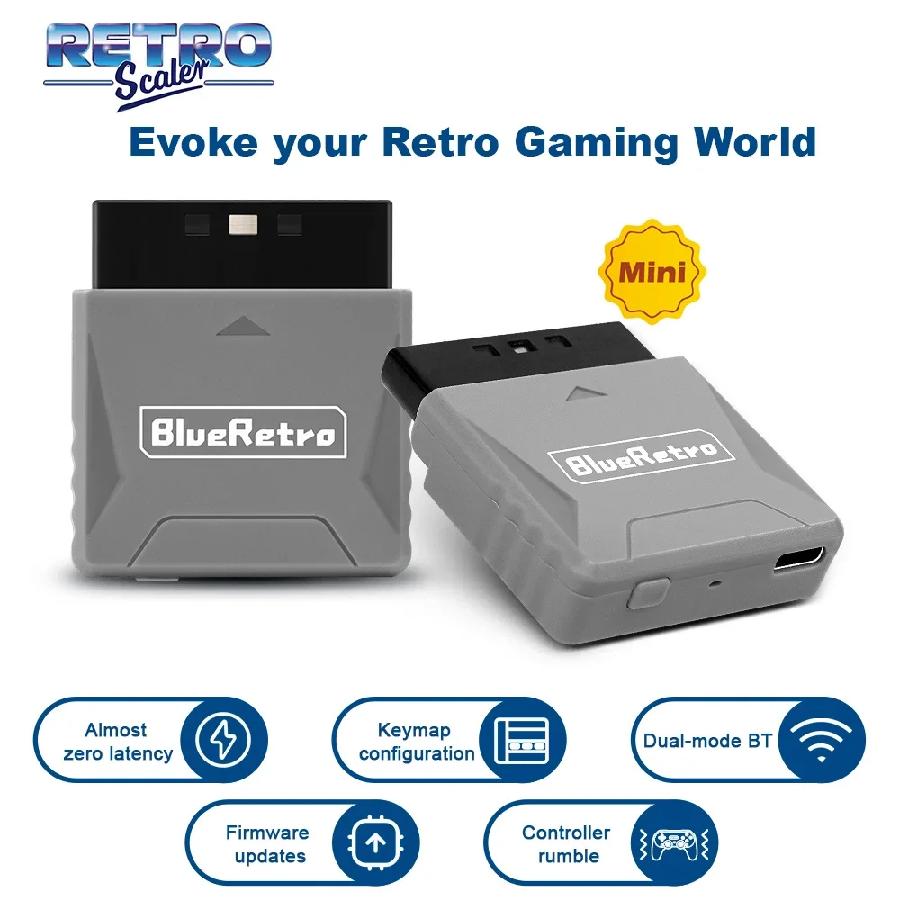Retro Gaming Raspberry Pi - RetroScaler Mini Blueretro Receiver Adapter for