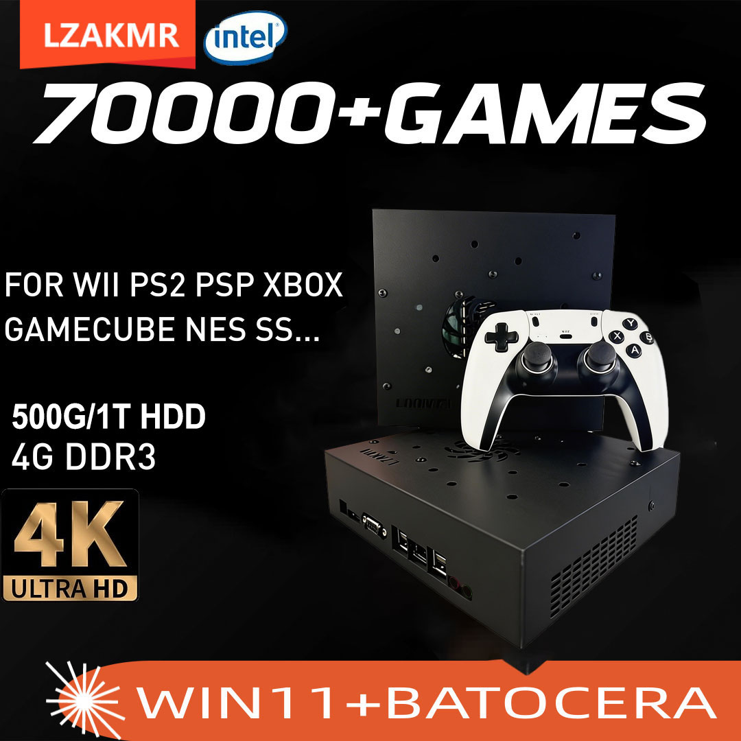 Retro Gaming Mini Pc - Super Game Console X8 Pro 70000+