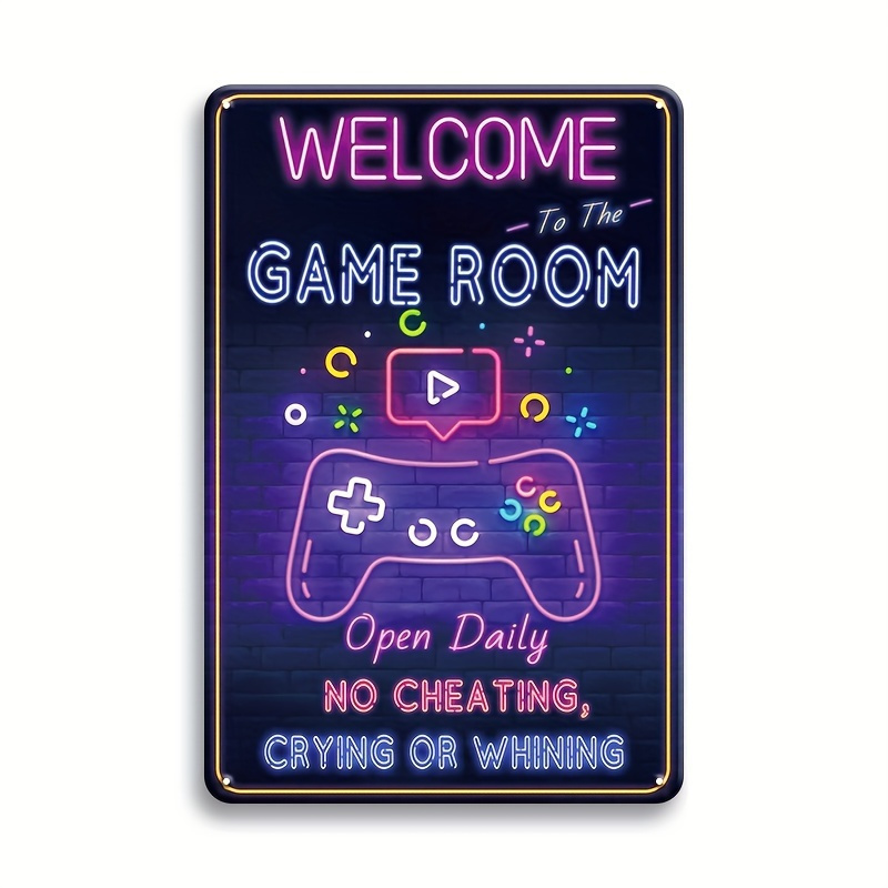 Retro Gaming Us - Welcome to the Game Room Metal