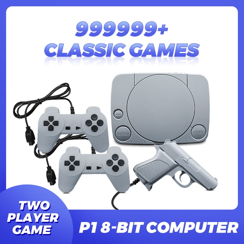 Retro Gaming Setup - FC Plug-in console design, 8-bit game