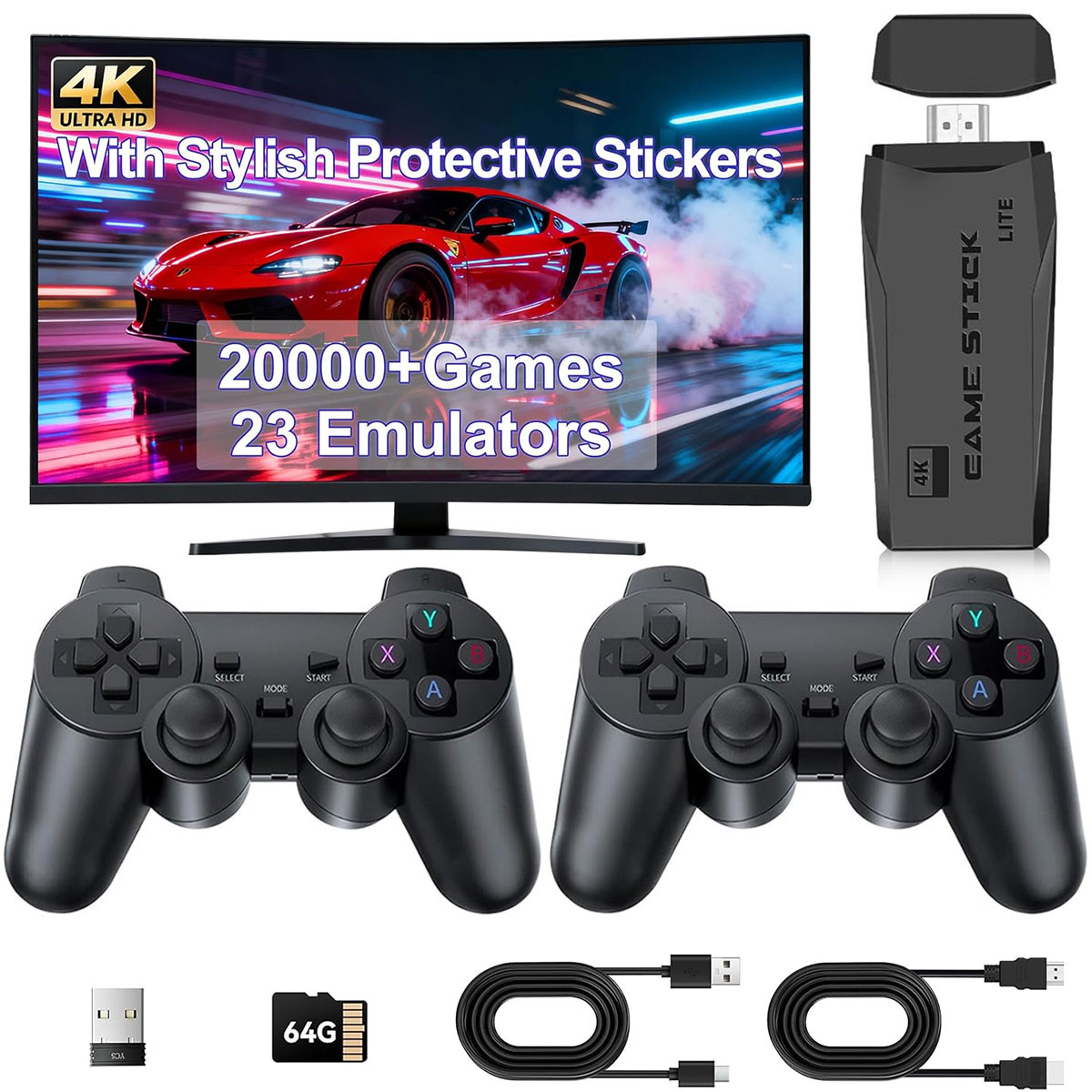M8 Game Console 20000+ Games E - đánh giá và giá Retro Gaming With Projector