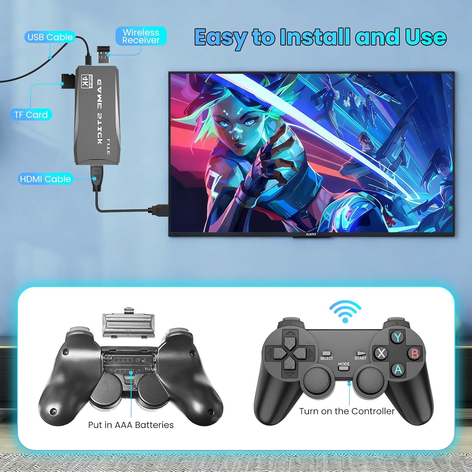 M8 Game Console 20000+ Games E - đánh giá và giá Retro Gaming With Projector