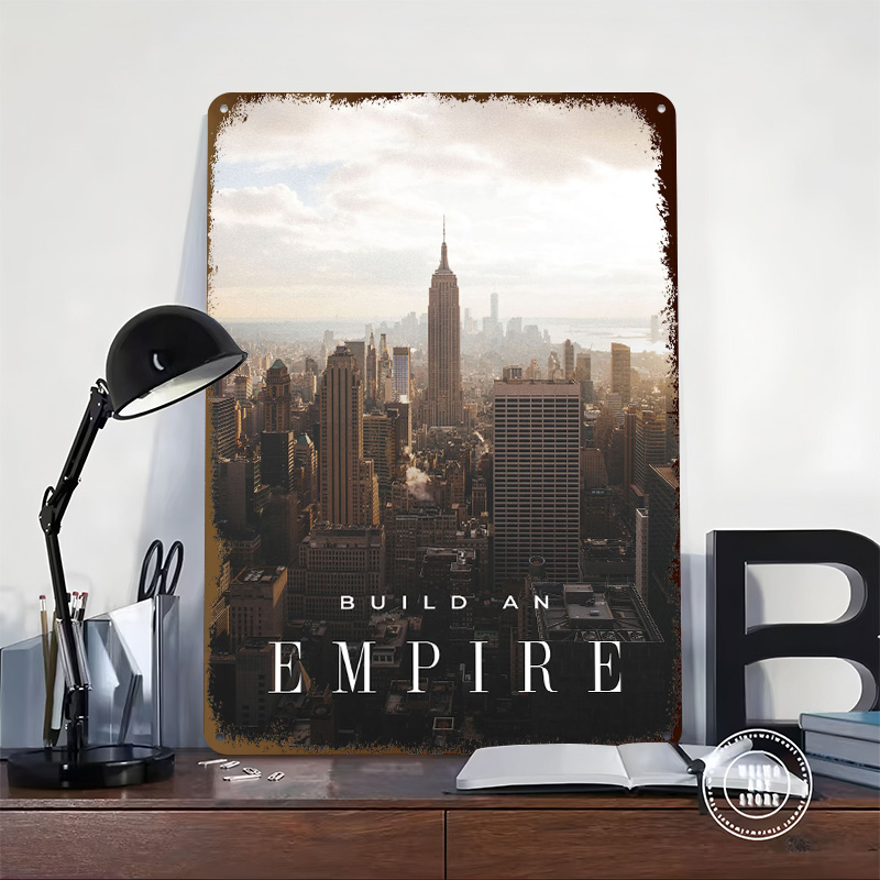 Build An Empire Metal Poster C - đánh giá và giá Retro Gaming Empire