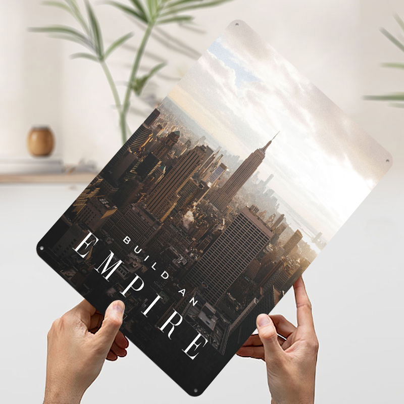 Build An Empire Metal Poster C - đánh giá và giá Retro Gaming Empire
