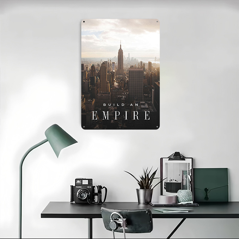 Build An Empire Metal Poster C - đánh giá và giá Retro Gaming Empire