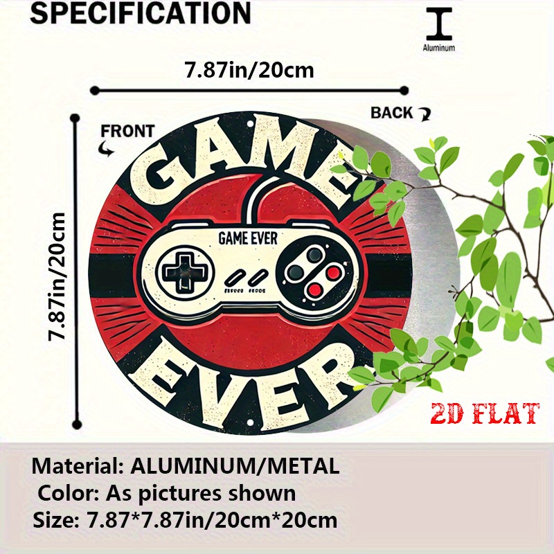 2D Flat 1pc Retro Gaming Round - đánh giá và giá Retro Gaming Us