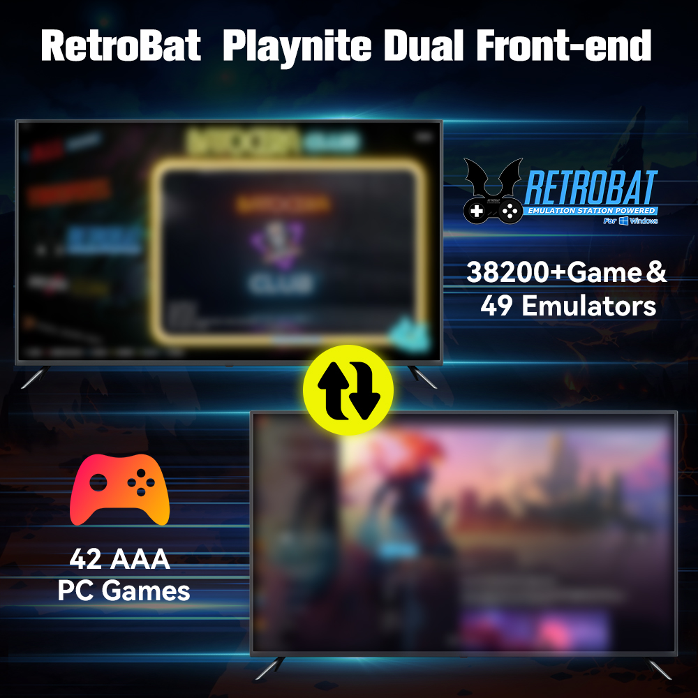 Retrobat＆Playnite System HDD R - đánh giá và giá Retro Gaming Mini Pc