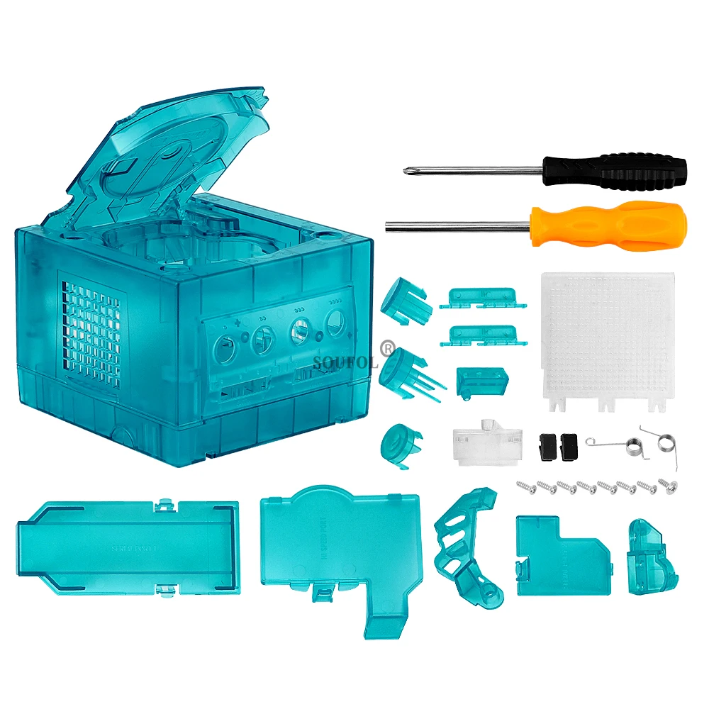 Ice Blue Replacement Case for  - đánh giá và giá Retro Gaming Setup