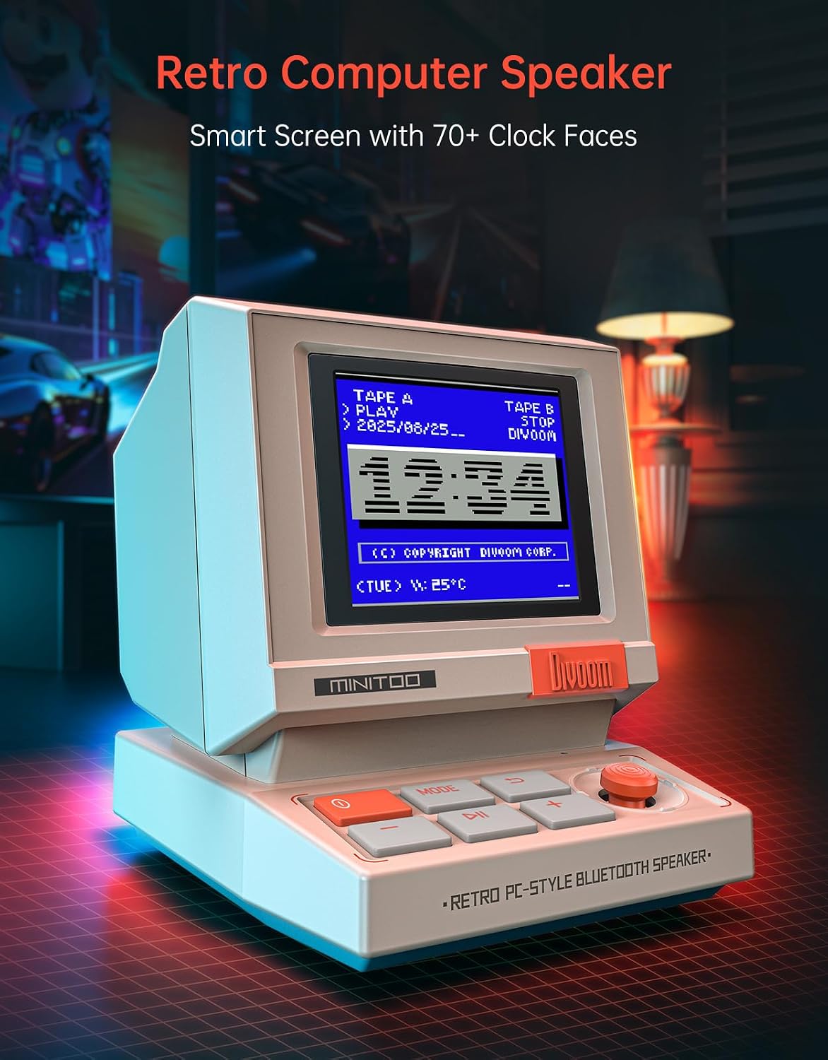 Retro PC-Style Mini Speaker wi - đánh giá và giá Retro Gaming Mini Pc