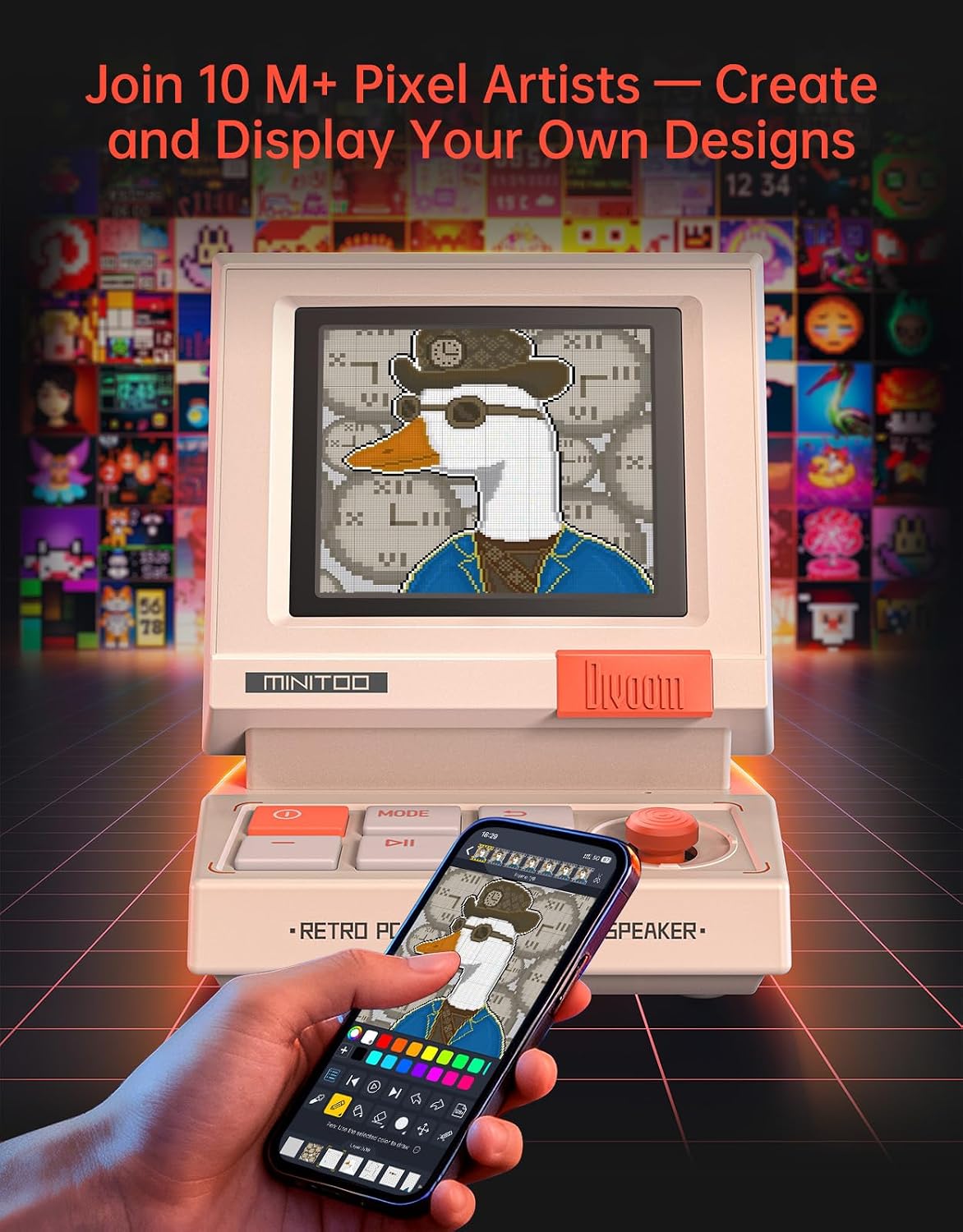 Retro PC-Style Mini Speaker wi - đánh giá và giá Retro Gaming Mini Pc