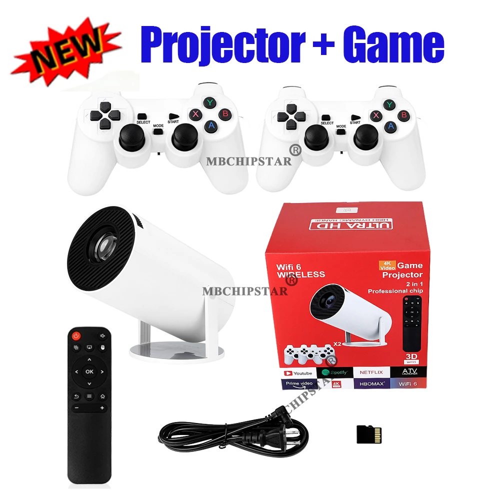 H90PRO 4K Gaming Projector 190 - đánh giá và giá Retro Gaming With Projector