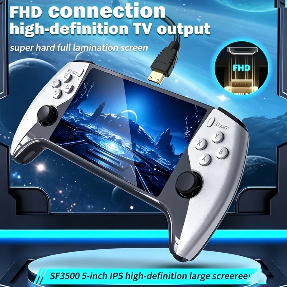 SF3500 5 inch Handheld Game Co - đánh giá và giá Retro Gaming Setup
